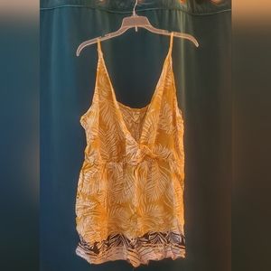 Plunge Neck Romper